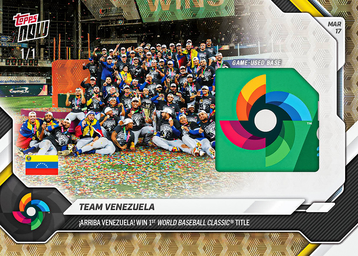 Team Venezuela - 2026 World Baseball Classic Topps NOW - Card 43 - PR: 3552 - Image 2