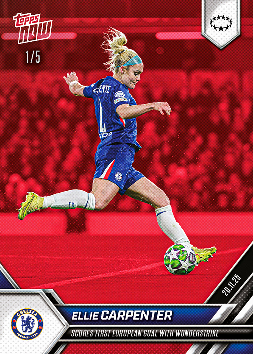 Ellie Carpenter - 2025-26 UWCL Topps NOW - Card 13 - PR: 398 - Image 3