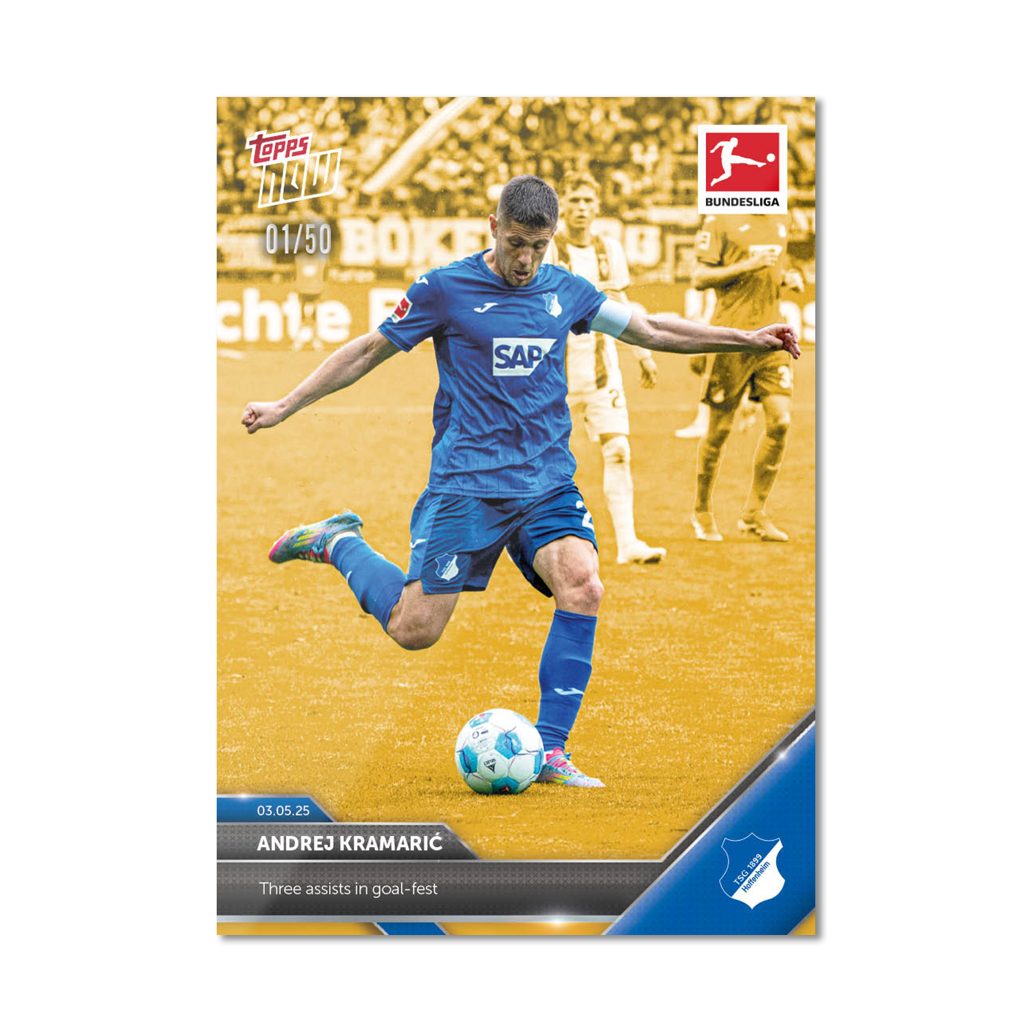 Andrej Kramarić - 2024-25 Bundesliga Topps NOW - Card 178 - PR: 29 - Image 6