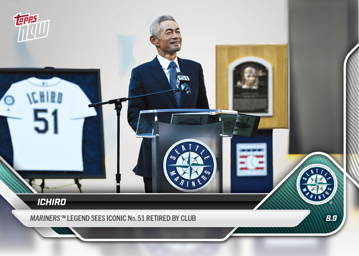 Ichiro - 2025 MLB Topps NOW - Card 538 - PR: 5711