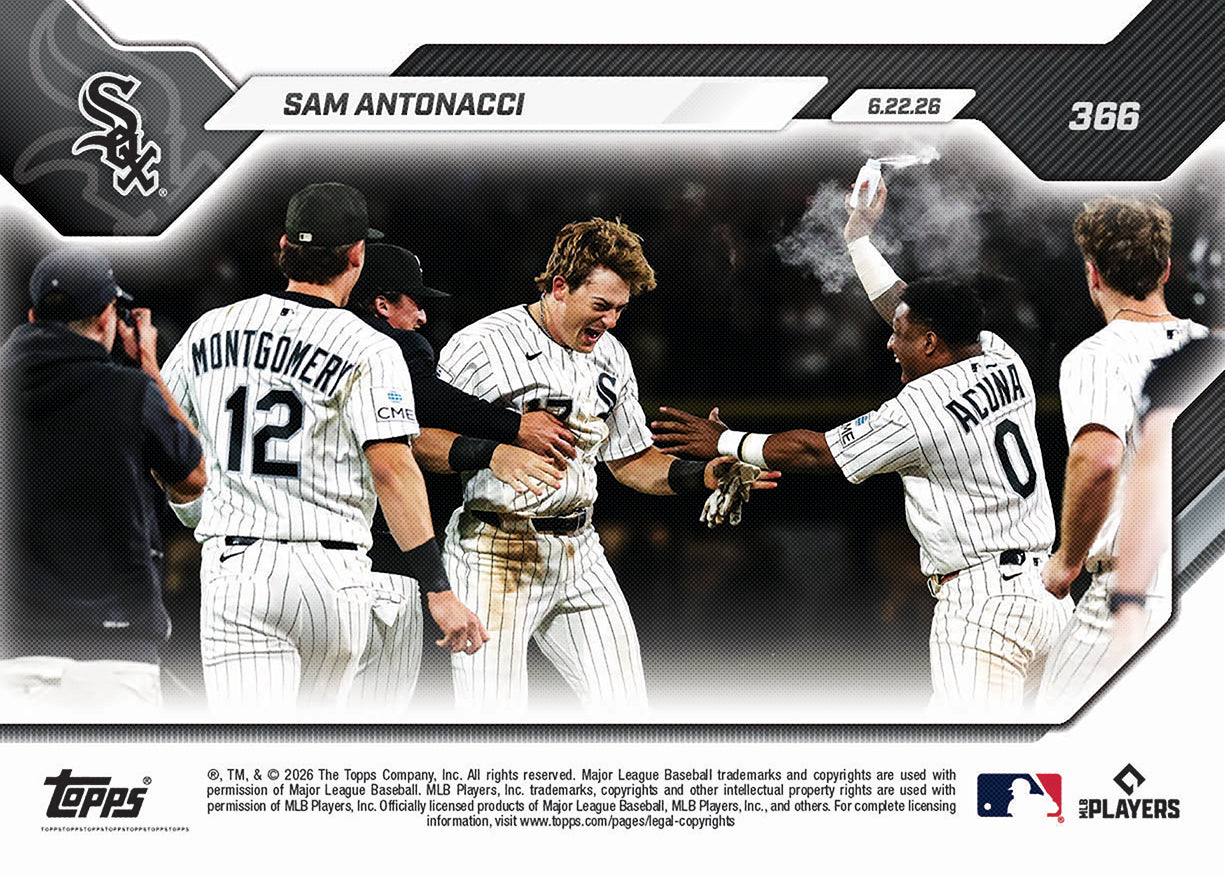 Sam Antonacci - 2026 MLB Topps NOW - Card 366 - PR: 809 - Image 2