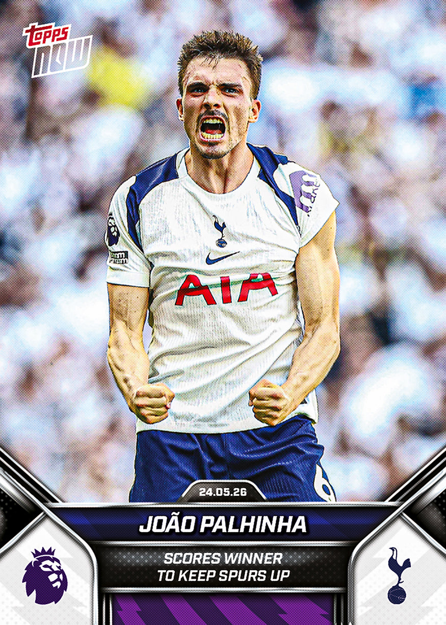 João Palhinha - 2025-26 Premier League Topps NOW - Card 204 - PR: 637