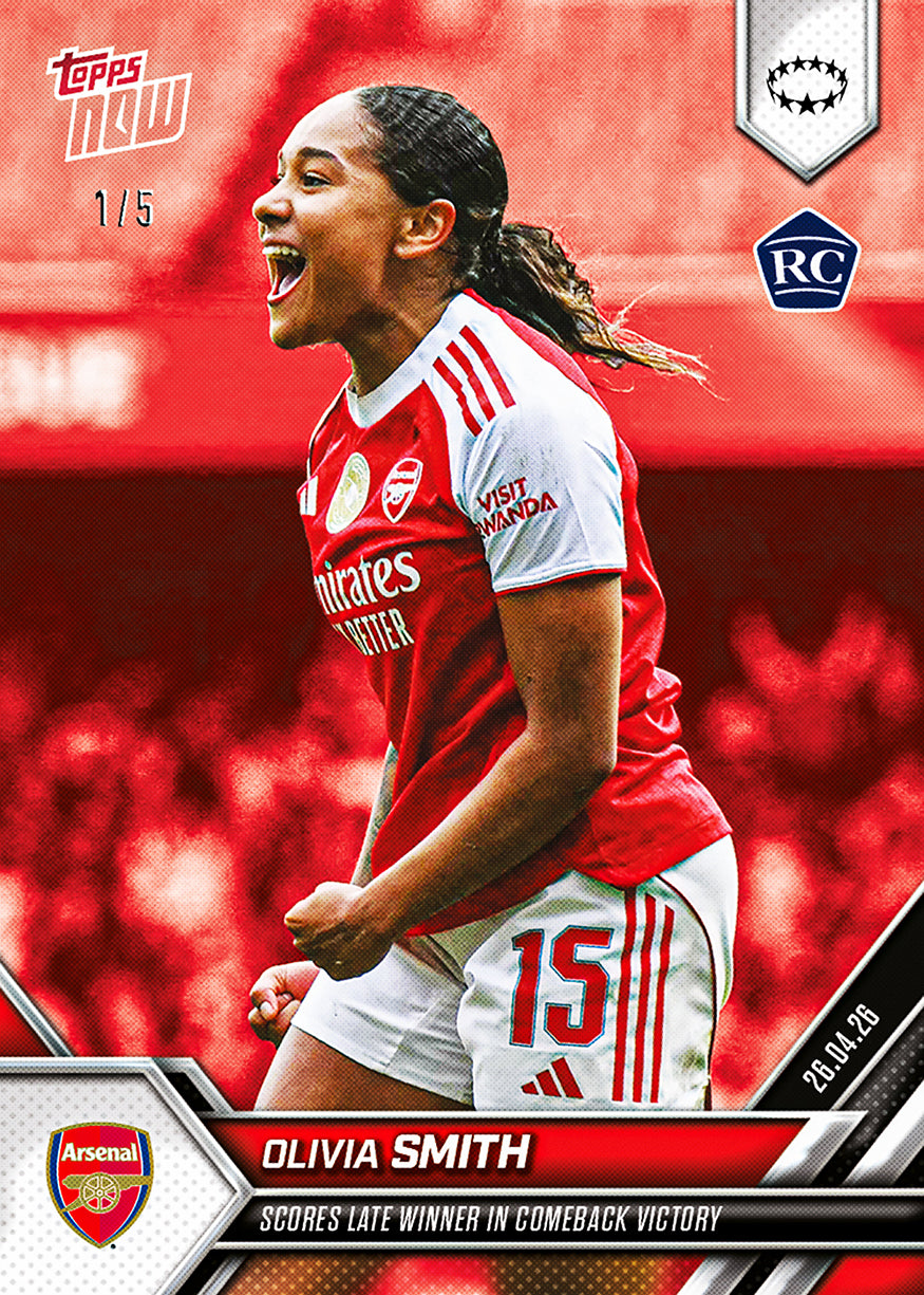 Olivia Smith - 2025-26 UWCL Topps NOW - Card 27 - PR: 762 - Image 3