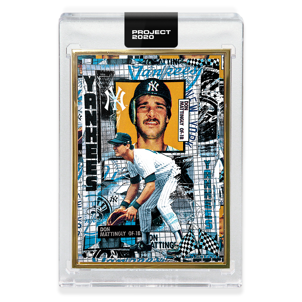 Topps PROJECT 2020 Card 386 - 1984 Don Mattingly by Tyson Beck - Print Run: 2259 - Image 2