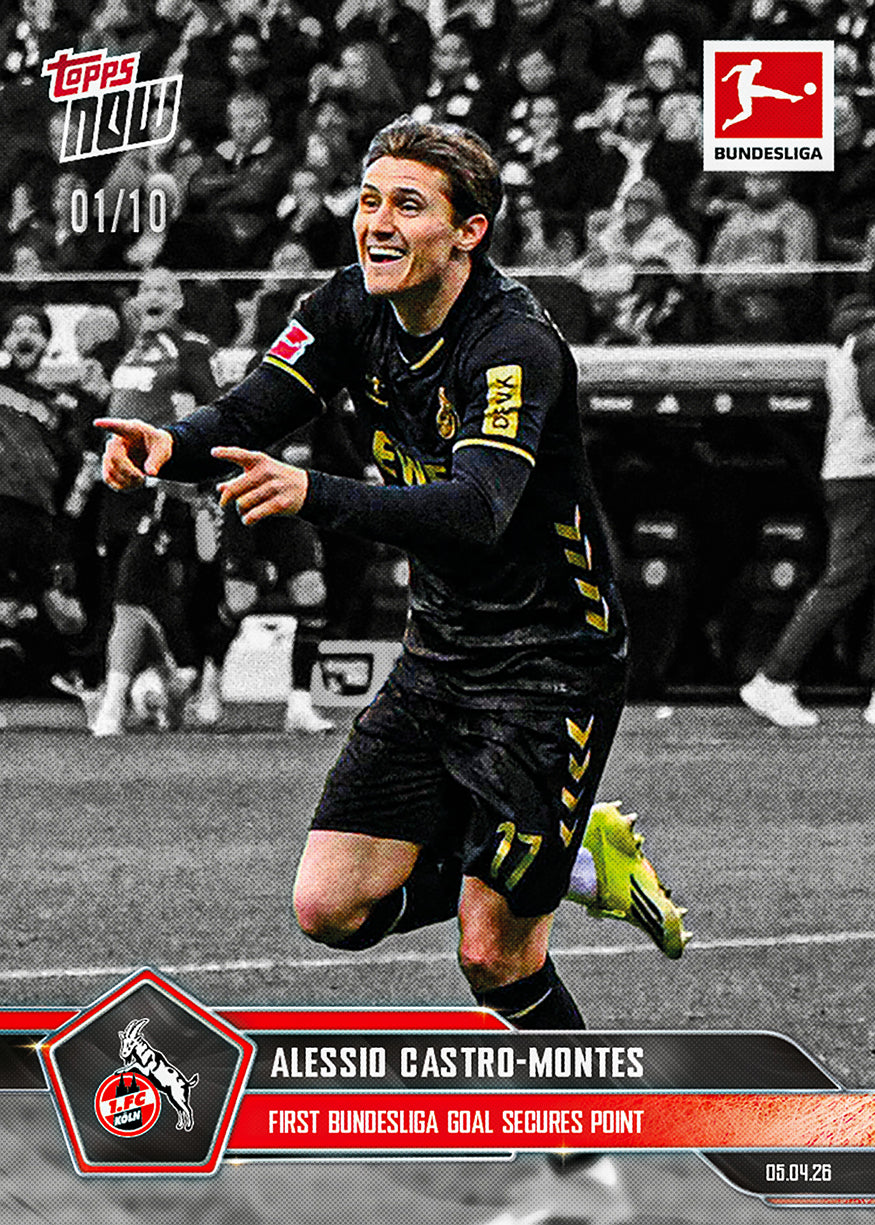 Alessio Castro-Montes - 2025-26 Bundesliga Topps NOW - Card 163 - PR: 204 - Image 4