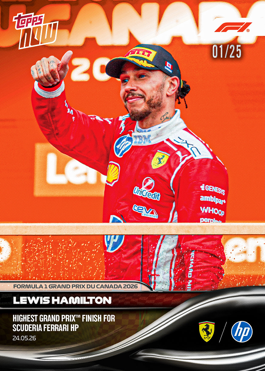 Lewis Hamilton - 2026 Formula 1 Topps NOW - Card 32 - PR: 5960 - Image 5