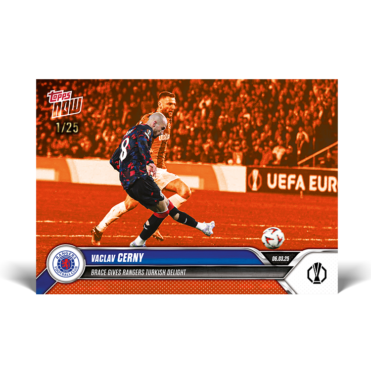Vaclav Cerny - 2024-25 UEL TOPPS NOW Card 22 - PR: 80 - Image 4