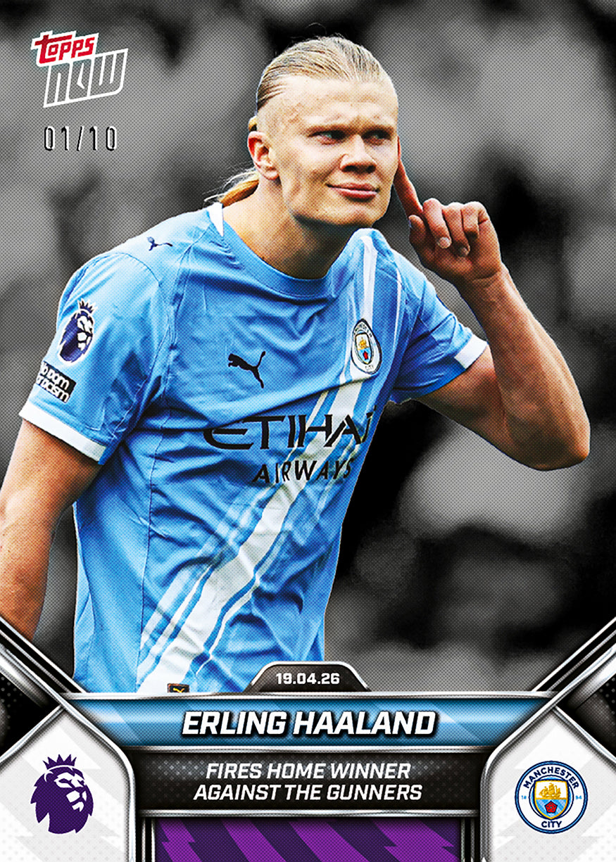 Erling Haaland - 2025-26 Premier League Topps NOW - Card 176 - PR: 2571 - Image 4