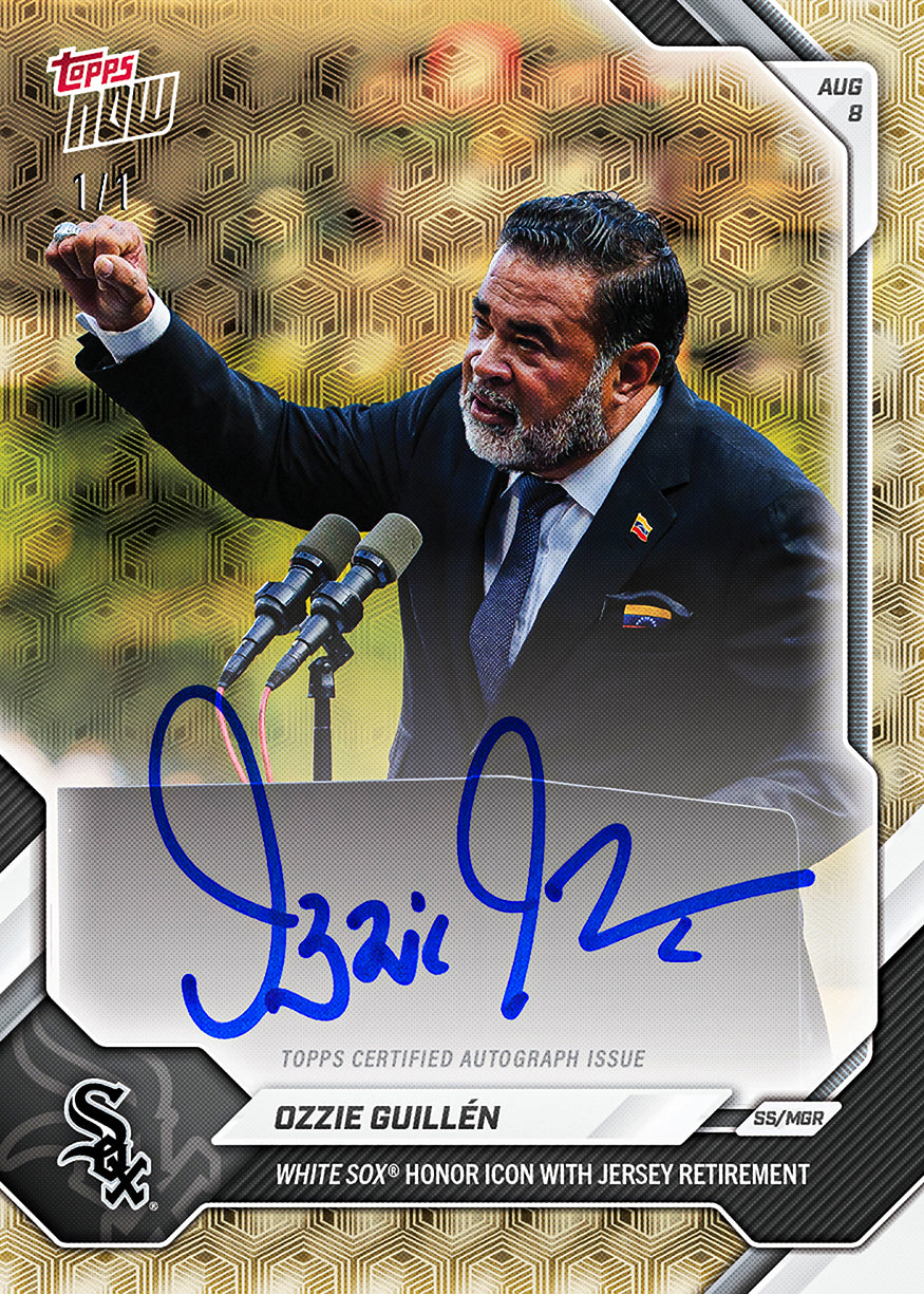 Ozzie Guillén - 2026 MLB Topps NOW - Card 539 - PR: 1084 - Image 2