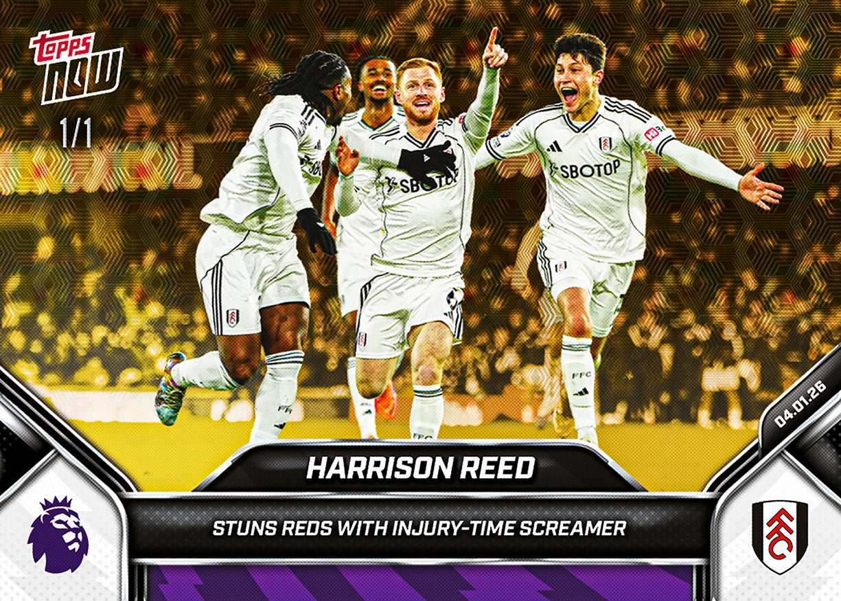Harrison Reed - 2025-26 Premier League Topps NOW - Card 100 - PR: 231 - Image 2
