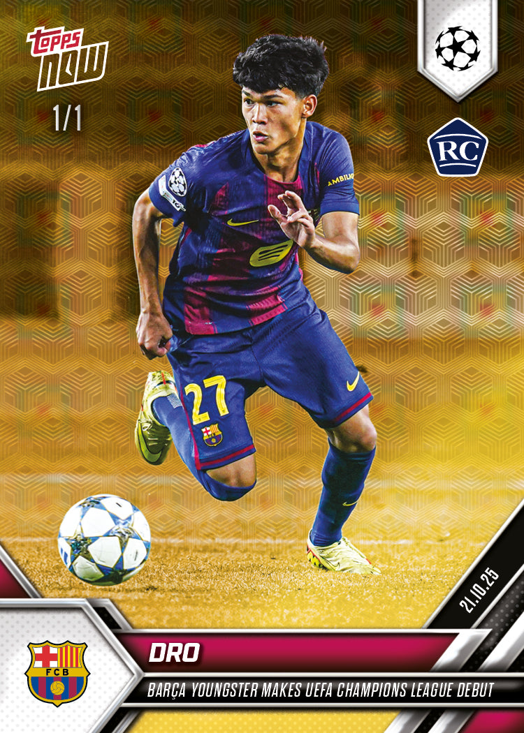 Dro - 2025-26 UCL Topps NOW - Card 31 - PR: 2889 - Image 2