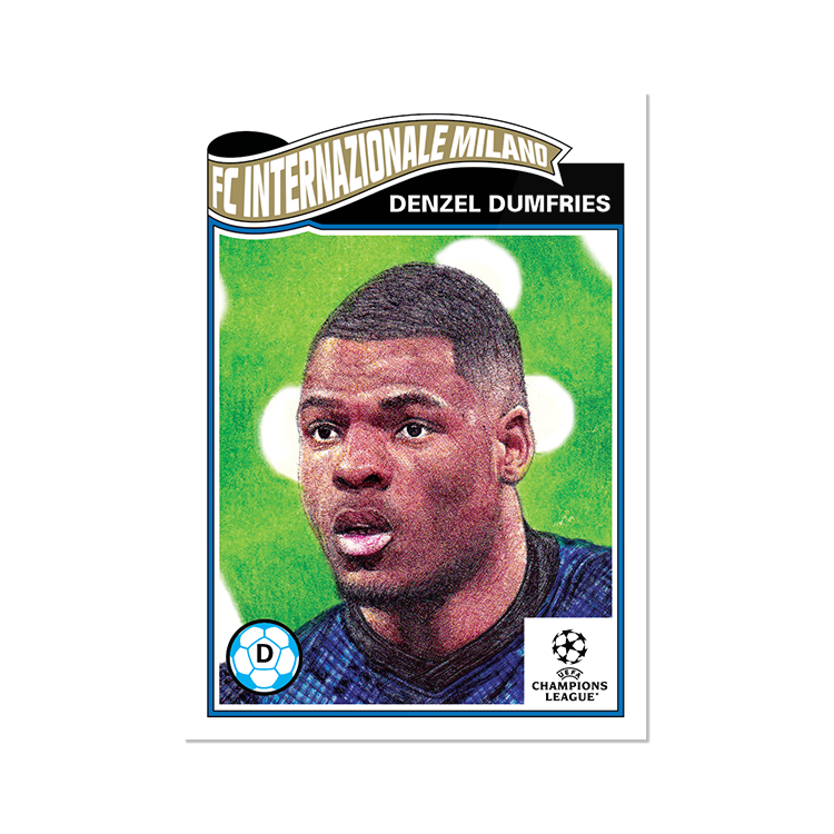 Topps UCL Living Set Card #441 - Denzel Dumfries - PR: 422