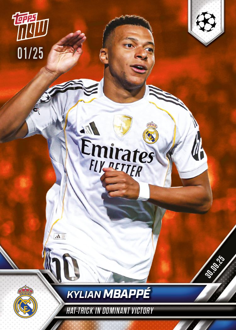 Kylian Mbappé - 2025-26 UCL Topps NOW - Card 24 - PR: 1143 - Image 5