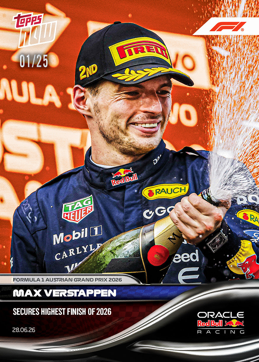 Max Verstappen - 2026 Formula 1 Topps NOW - Card 43 - PR: 3779 - Image 5