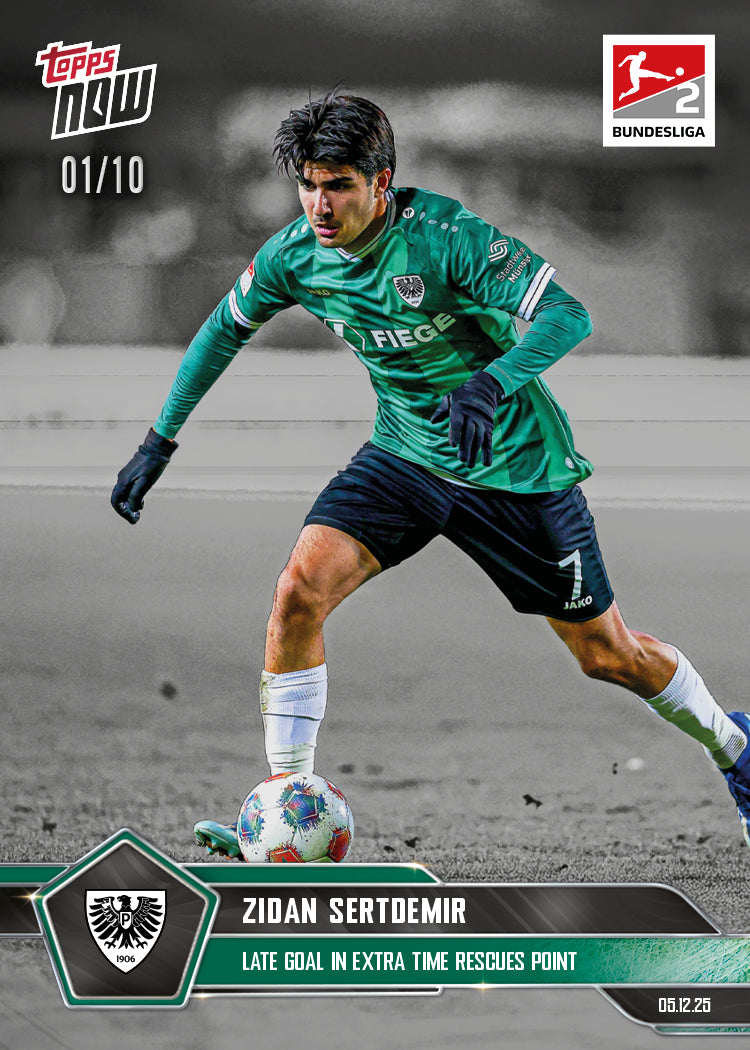 Zidan Sertdemir - 2025-26 Bundesliga Topps NOW - Card 72 - PR: 130 - Image 4