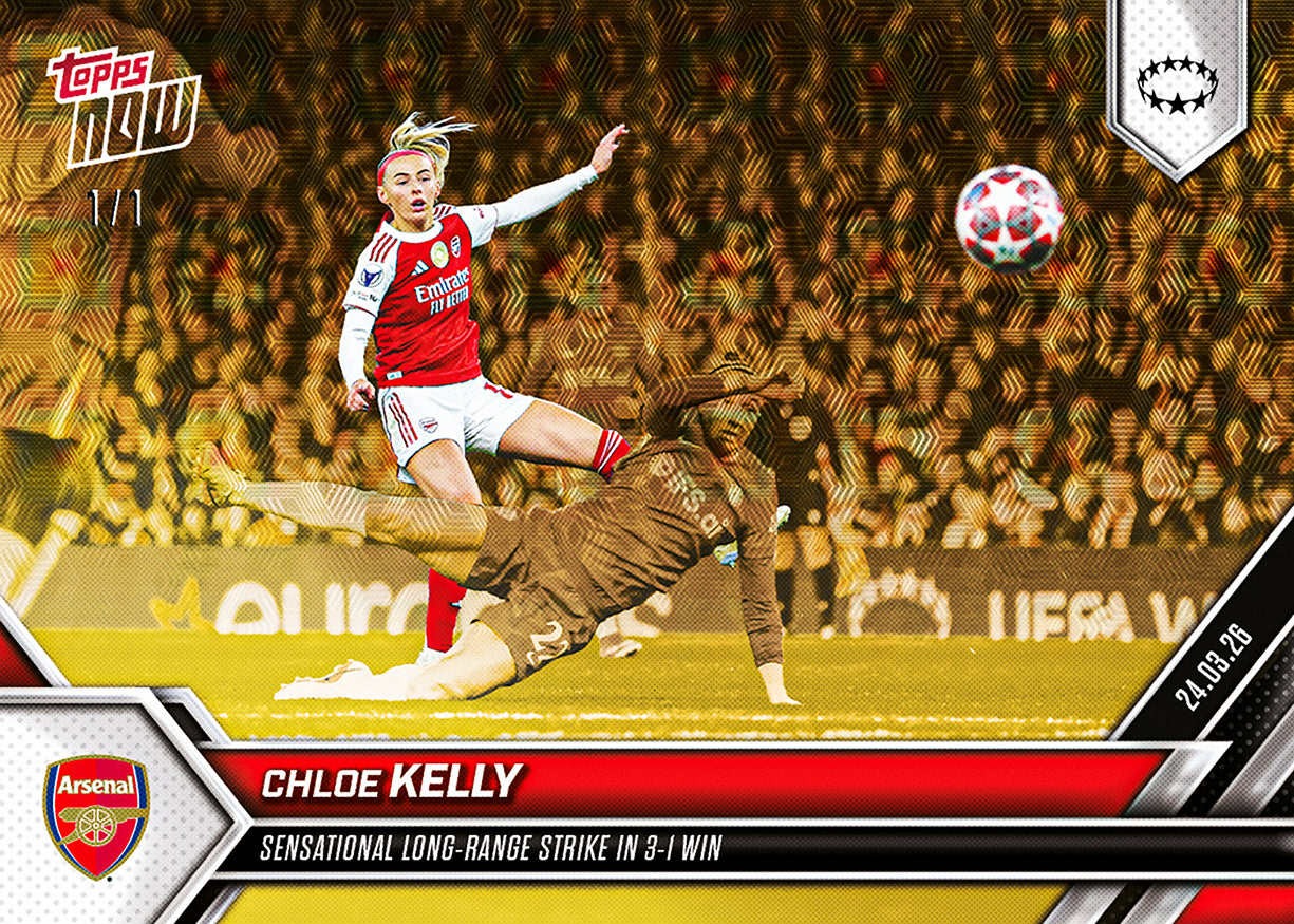 Chloe Kelly - 2025-26 UWCL Topps NOW - Card 23 - PR: 534 - Image 2