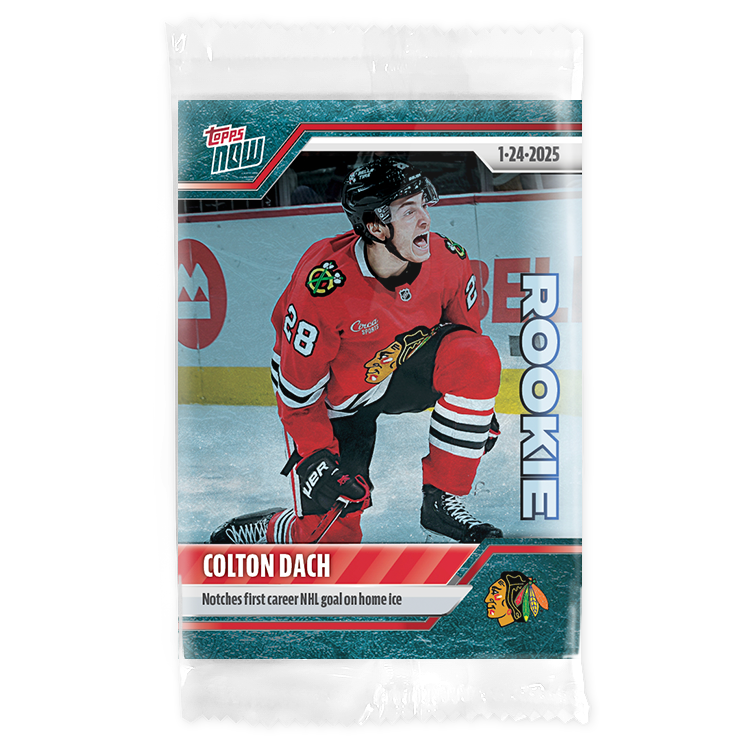 Colton Dach - 2024-25 NHL Topps NOW - Sticker # 97 Pack - PR: 400 - Image 3