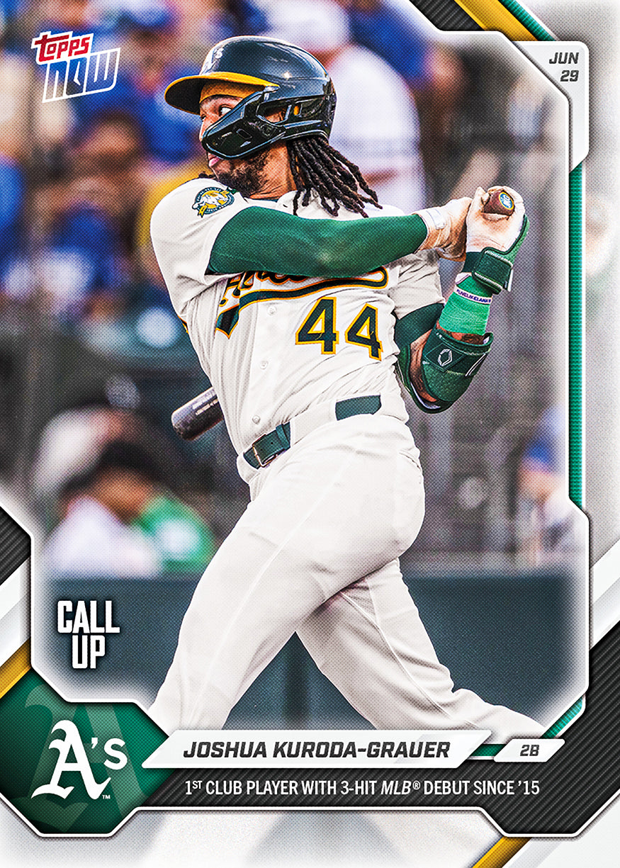 Joshua Kuroda-Grauer - 2026 MLB Topps NOW - Card 396 - PR: 989