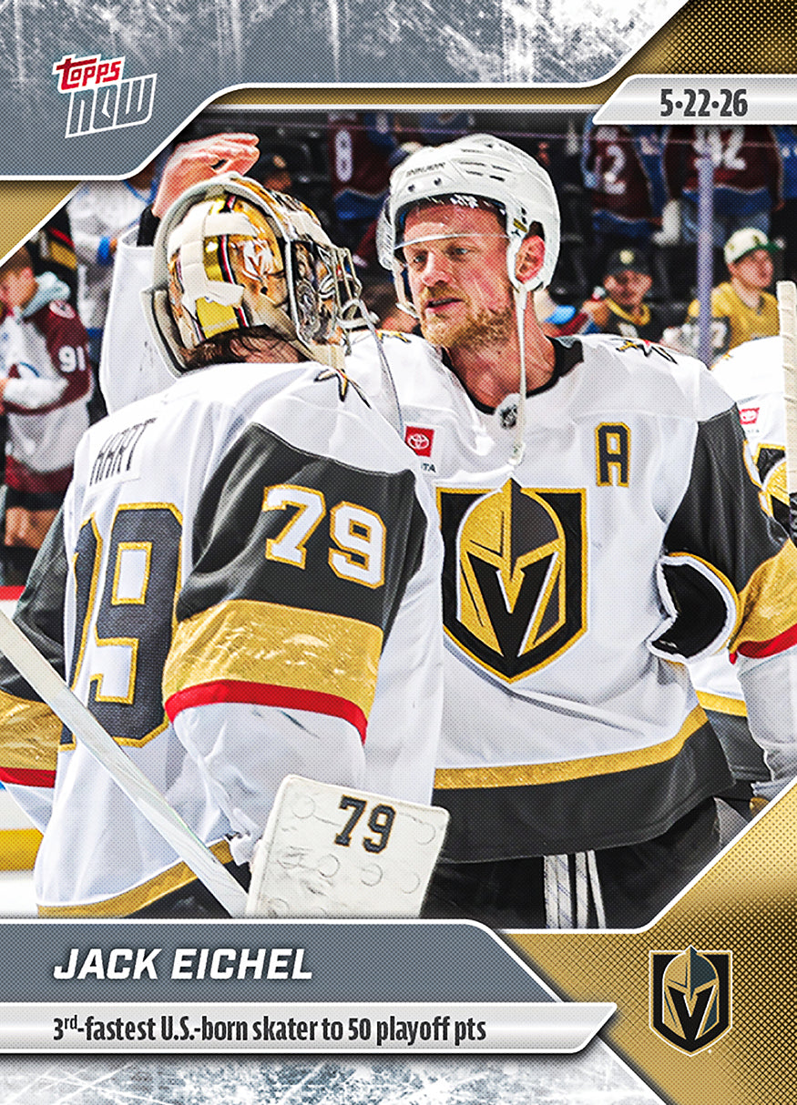 Jack Eichel - 2025-26 NHL Topps NOW - Sticker # 181 Pack - PR: 235