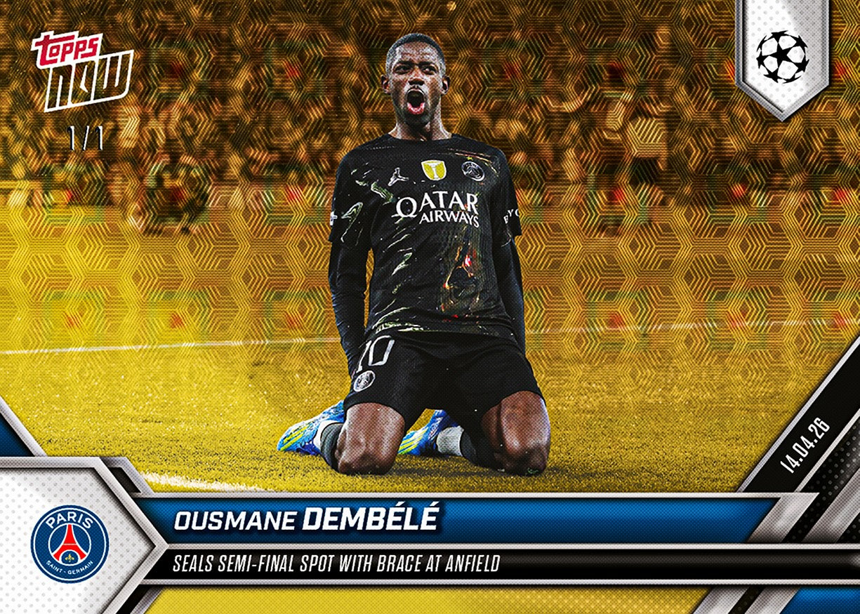 Ousmane Dembélé - 2025-26 UCL Topps NOW - Card 121 - PR: 538 - Image 2