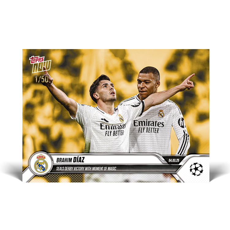 Brahim Diaz - 2024-25 UCL Topps NOW Card 112 - PR: 451 - Image 2