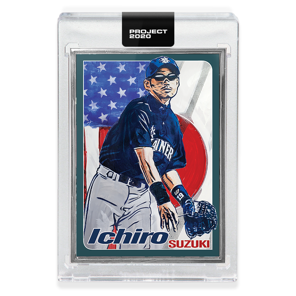 Alternative view of Topps PROJECT 2020 Card 169 - 2001 Ichiro by Blake Jamieson - Print Run: 6640