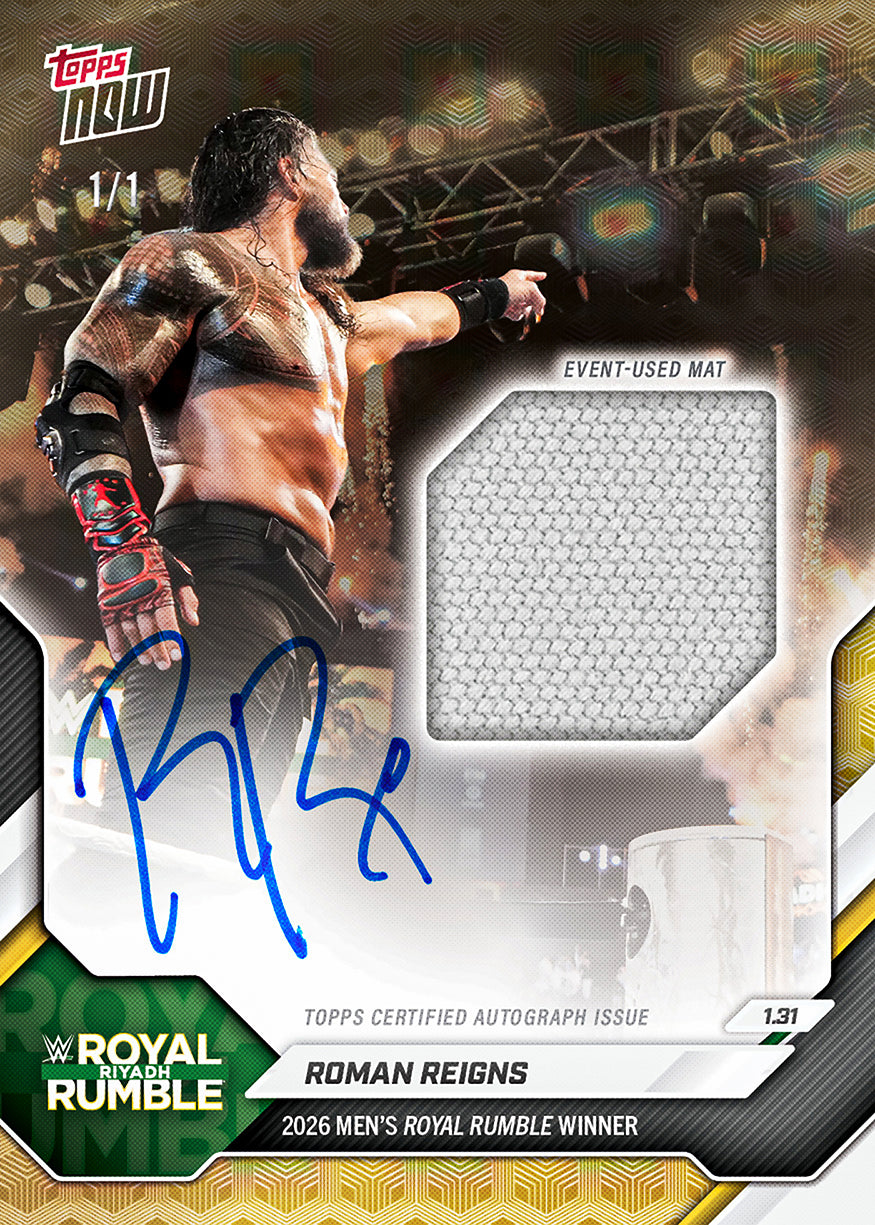Roman Reigns - 2026 WWE Topps NOW - Card 12 - PR: 3906 - Image 2