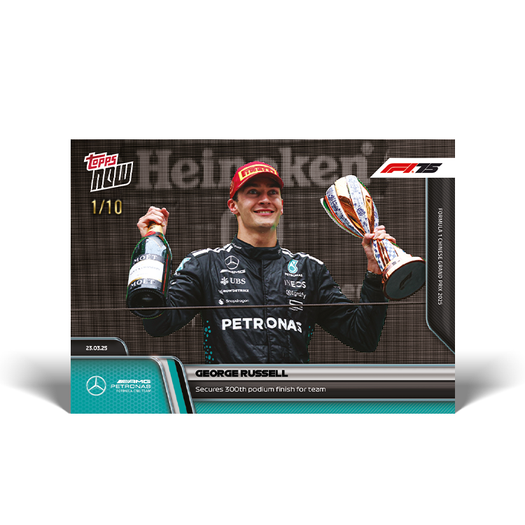 George Russell - 2025 Formula 1 Topps NOW Card 22 - PR: 370 - Image 6