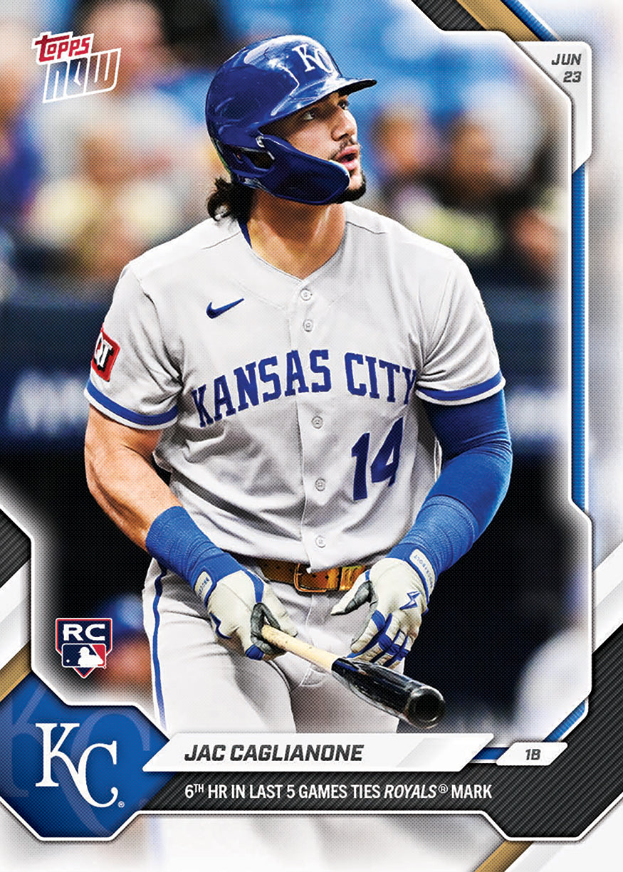 Jac Caglianone - 2026 MLB Topps NOW - Card 369 - PR: 1605