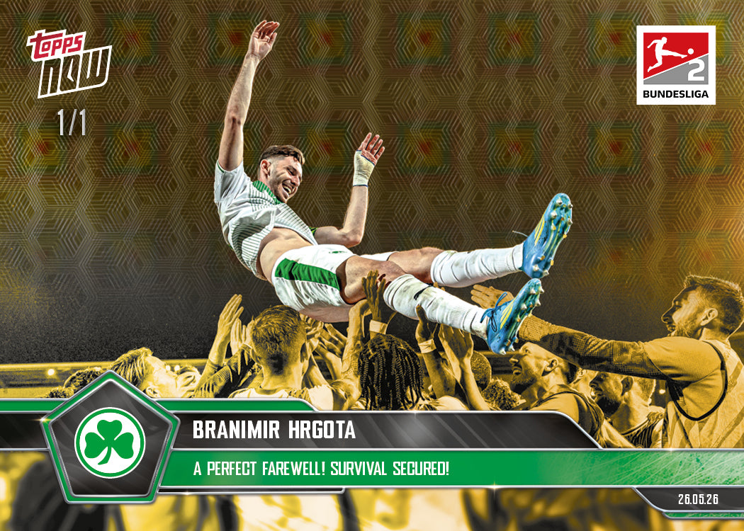 Branimir Hrgota - 2025-26 Bundesliga Topps NOW - Card 201 - PR: 131 - Image 2
