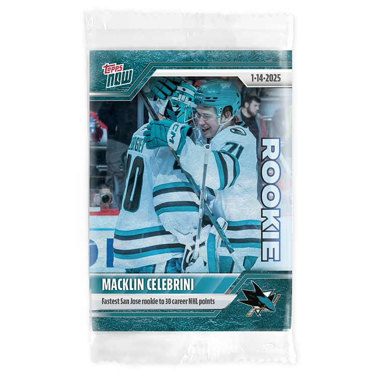 Macklin Celebrini - 2024-25 NHL Topps NOW - Sticker 88 - PR: 1785 - Image 3