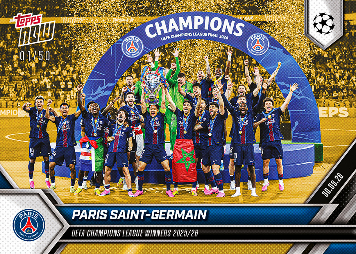 Paris Saint-Germain - 2025-26 UCL Topps NOW - Card 138 - PR: 4056 - Image 8