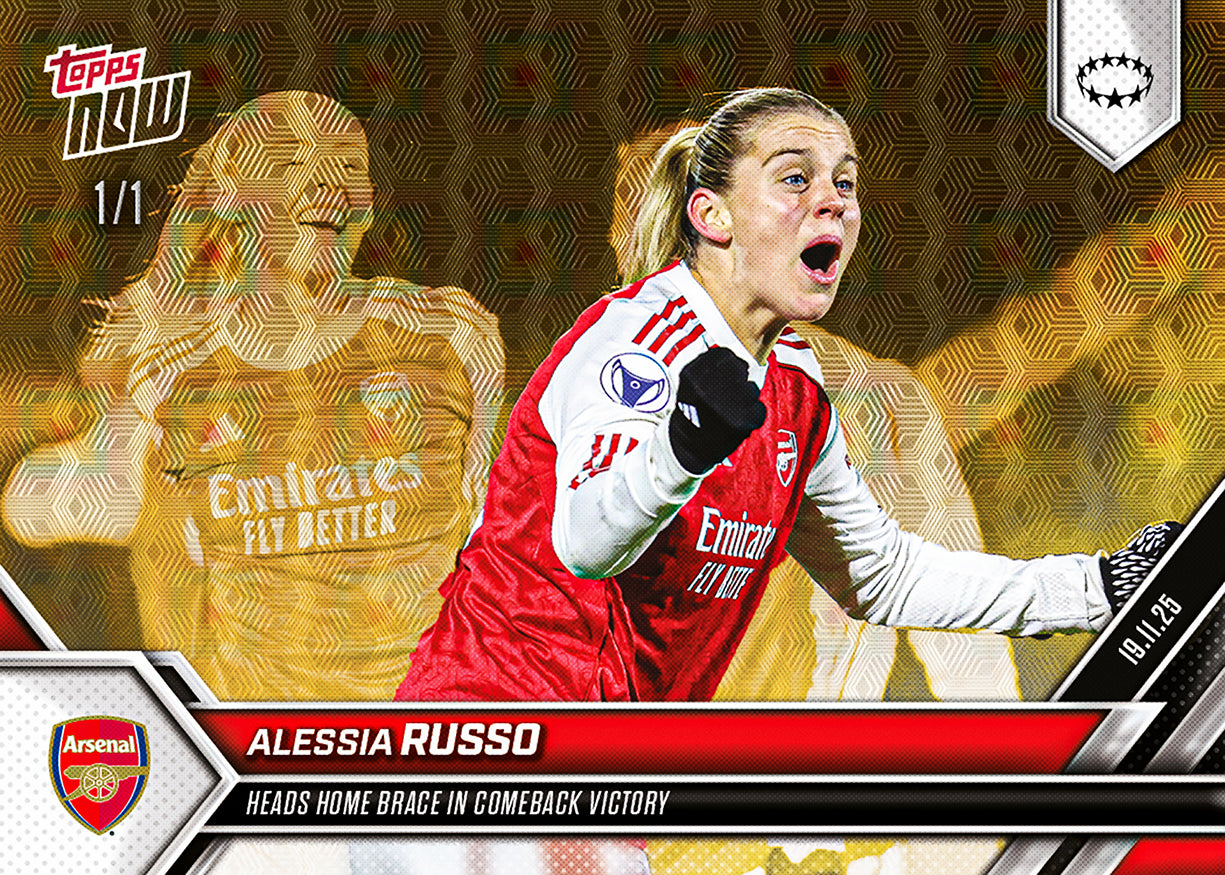 Alessia Russo - 2025-26 UWCL Topps NOW - Card 11 - PR: 783 - Image 2