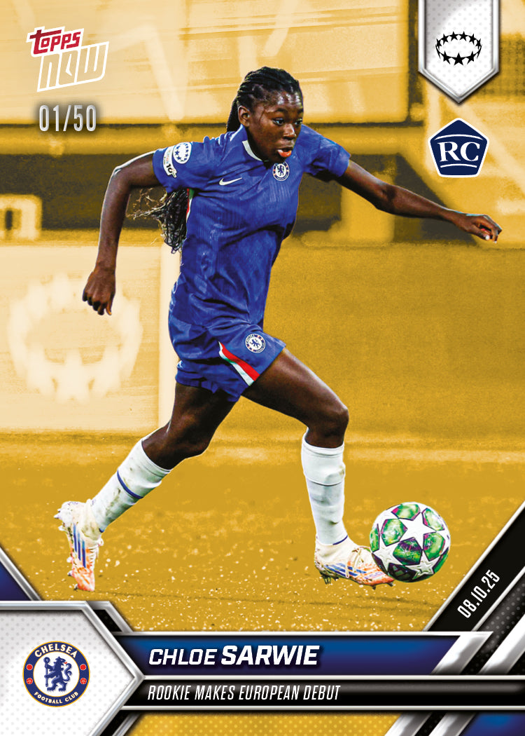 Chloe Sarwie - 2025-26 UWCL Topps NOW - Card 2 - Image 6