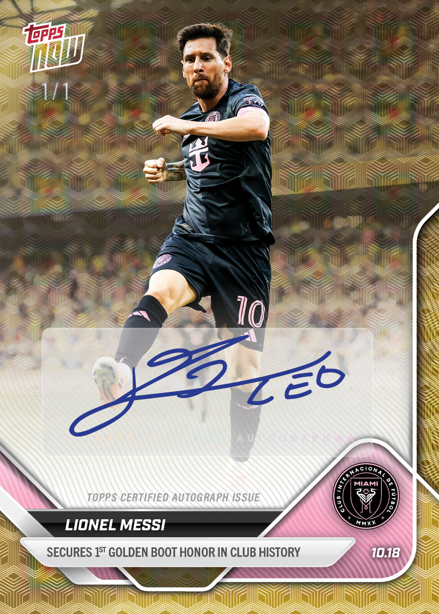 Lionel Messi - 2025 MLS Topps NOW - Card 115 - PR: 5346 - Image 2