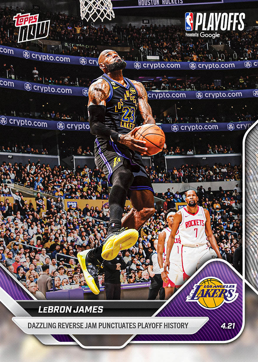 LeBron James - 2025-26 NBA Topps NOW - Card 269 - PR: 5036