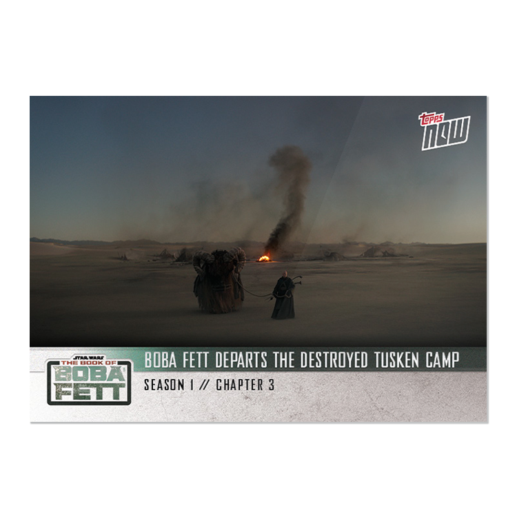 2022 Star Wars TOPPS NOW - 5-Card Pack - Book of Boba Fett Chapter 3 - PR: 1510 - Image 4