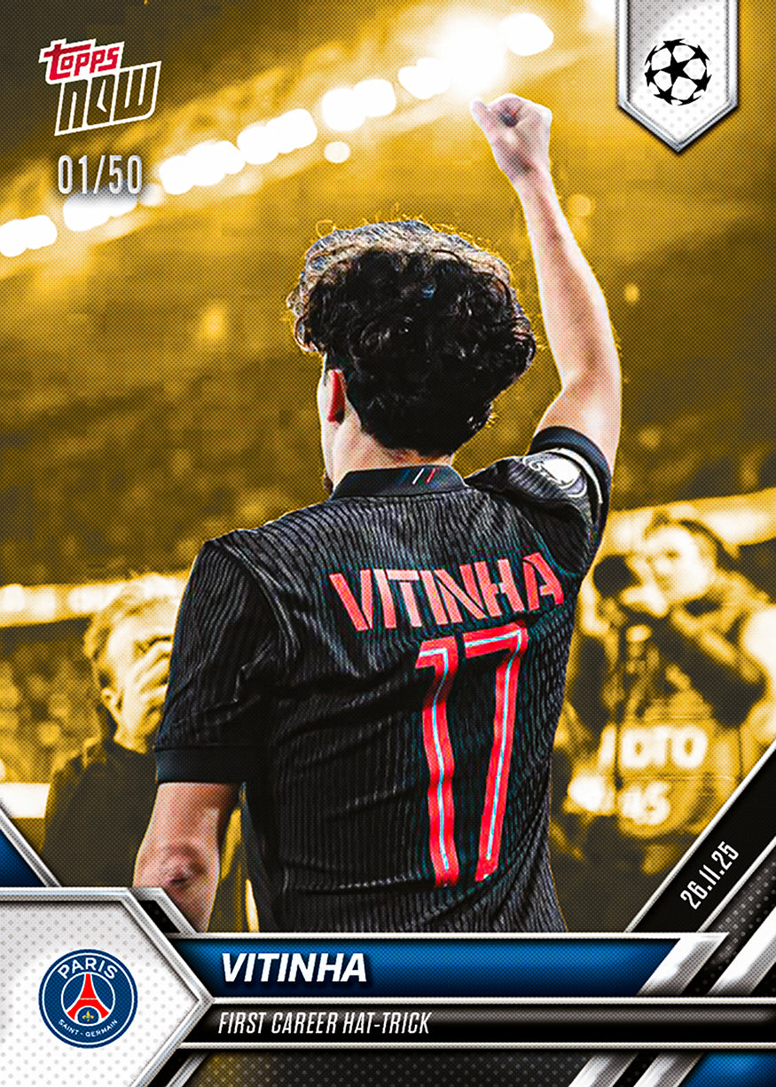 Vitinha - 2025-26 UCL Topps NOW - Card 56 - PR: 474 - Image 6