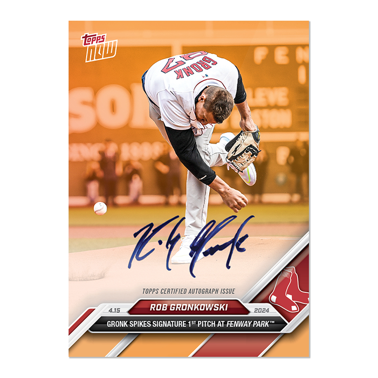 On-Card Autograph # to 49 or Lower - Rob Gronkowski - 2024 MLB TOPPS NOW Card 78 - Image 7