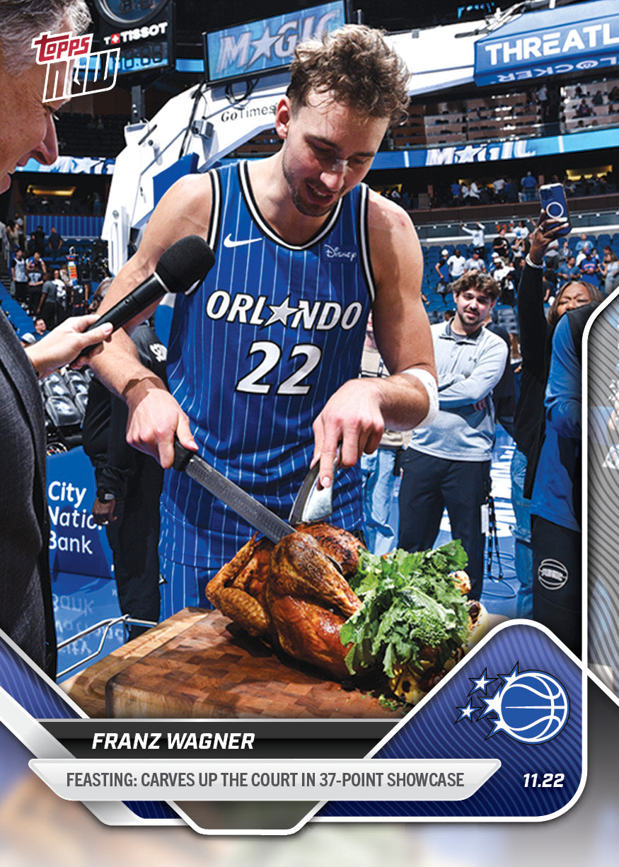 Franz Wagner - 2025-26 NBA Topps NOW - Card 62 - PR: 1042 - Image 2