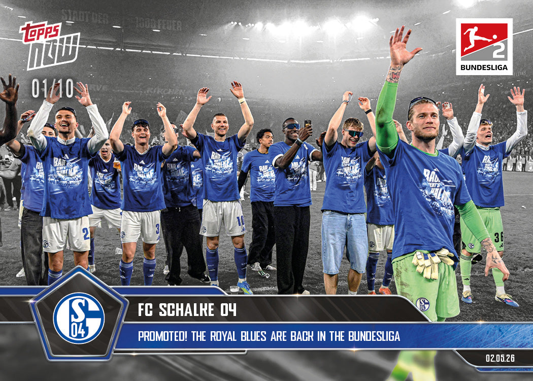 FC Schalke 04 - 2025-26 Bundesliga Topps NOW - Card 186 - PR: 953 - Image 4
