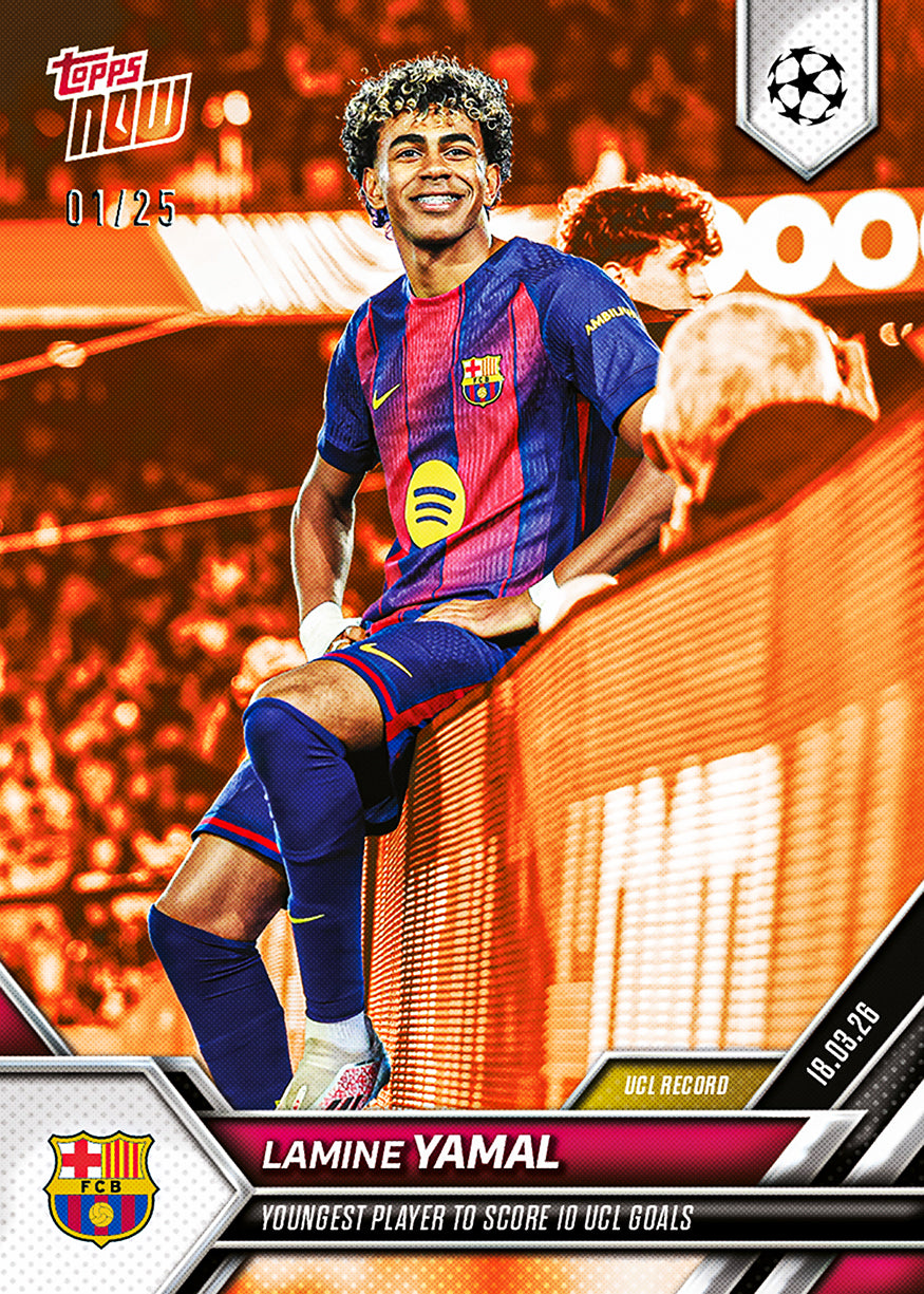 Lamine Yamal - 2025-26 UCL Topps NOW - Card 112 - PR: 10135 - Image 6