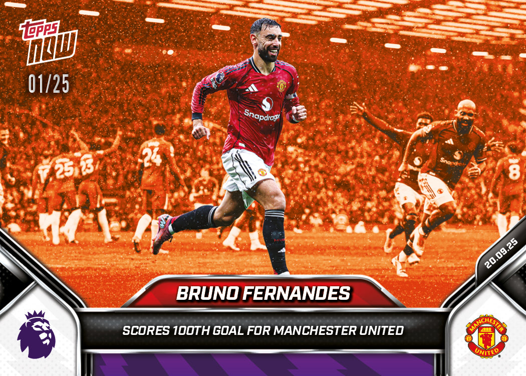 Bruno Fernandes - 2025-26 Premier League Topps NOW - Card 21 - PR: 2198 - Image 6