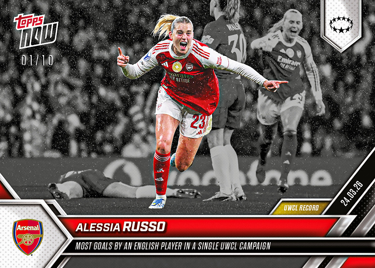 Alessia Russo - 2025-26 UWCL Topps NOW - Card 22 - PR: 768 - Image 4