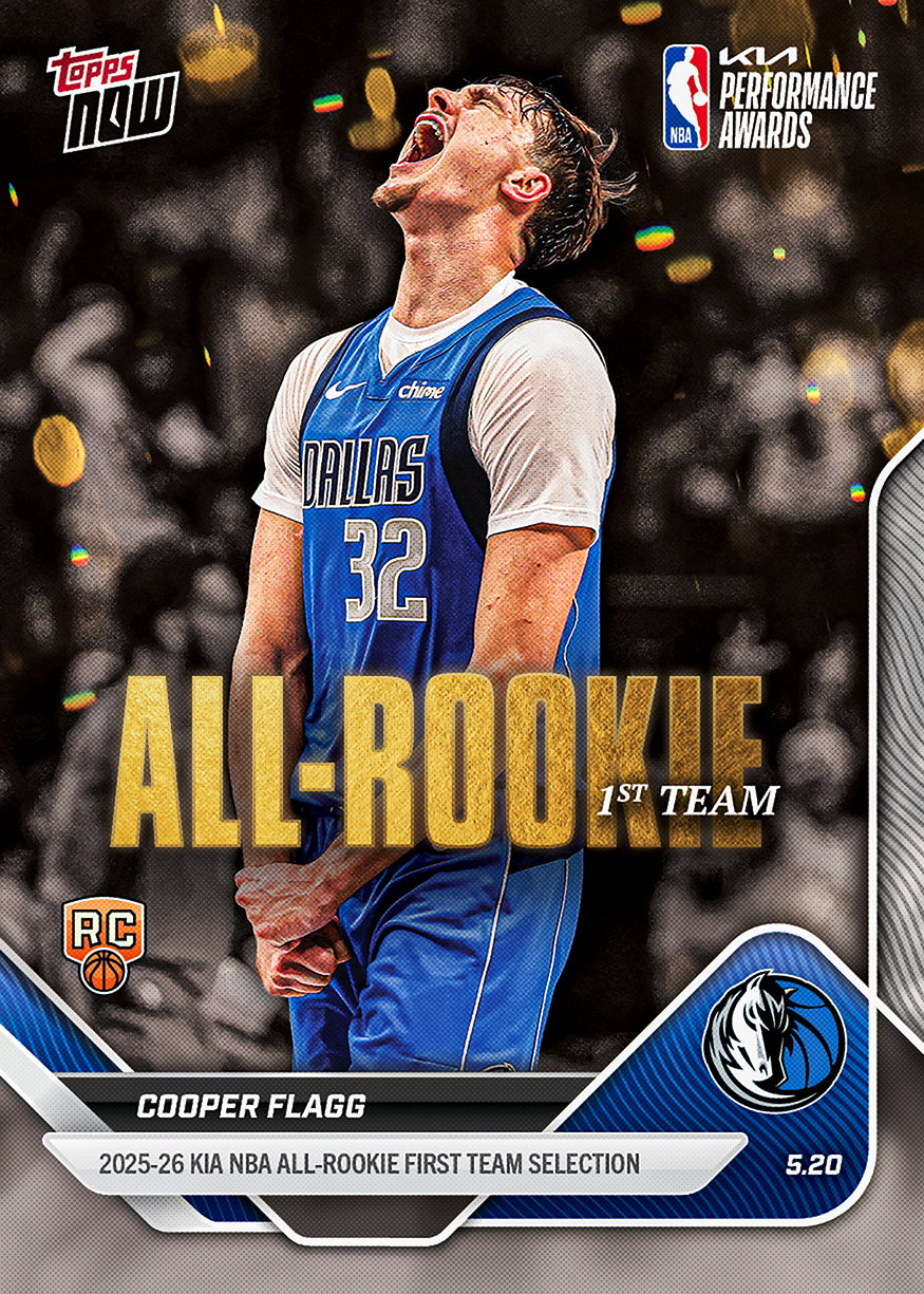 Cooper Flagg - 2025-26 NBA Topps NOW - Card AR01 - PR: 40388