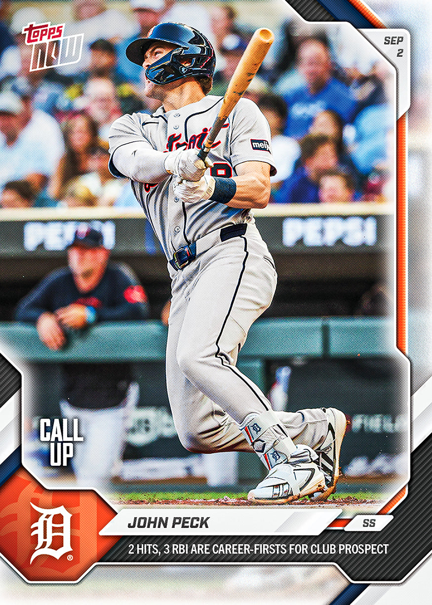John Peck - 2026 MLB Topps NOW - Card 629 - PR: 1297