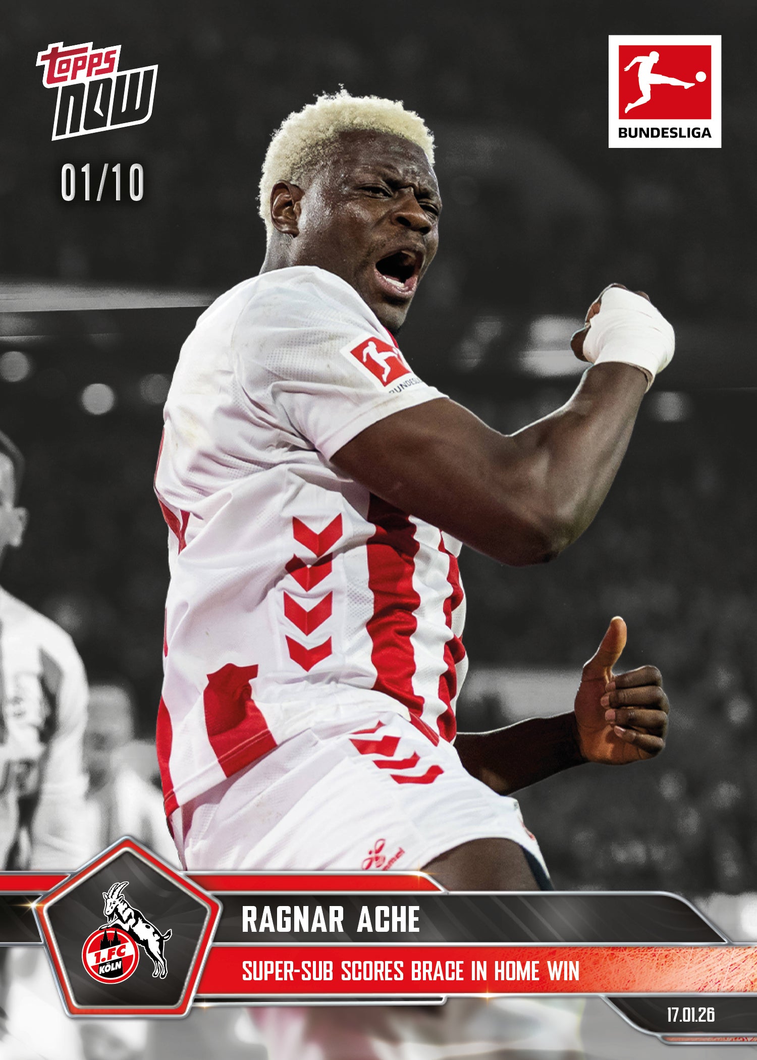 Ragnar Ache - 2025-26 Bundesliga Topps NOW - Card 101 - PR: 323 - Image 4