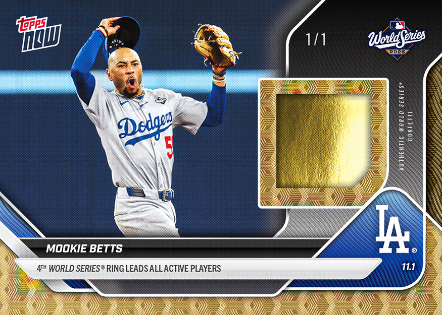 Mookie Betts - 2025 MLB Topps NOW - Card 928 - PR: 5099 - Image 2