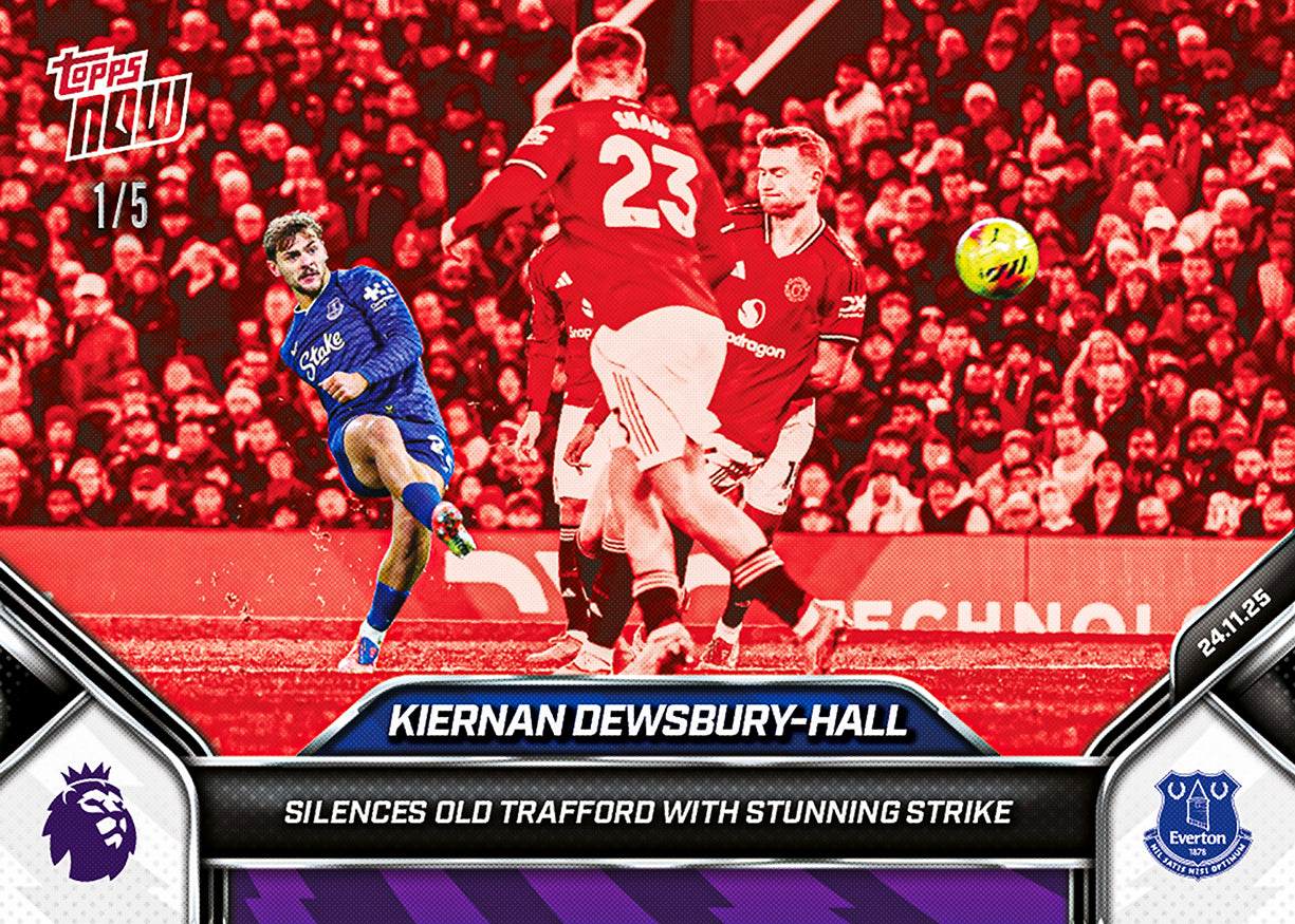 Kiernan Dewsbury-Hall - 2025-26 Premier League Topps NOW - Card 63 - PR: 264 - Image 3