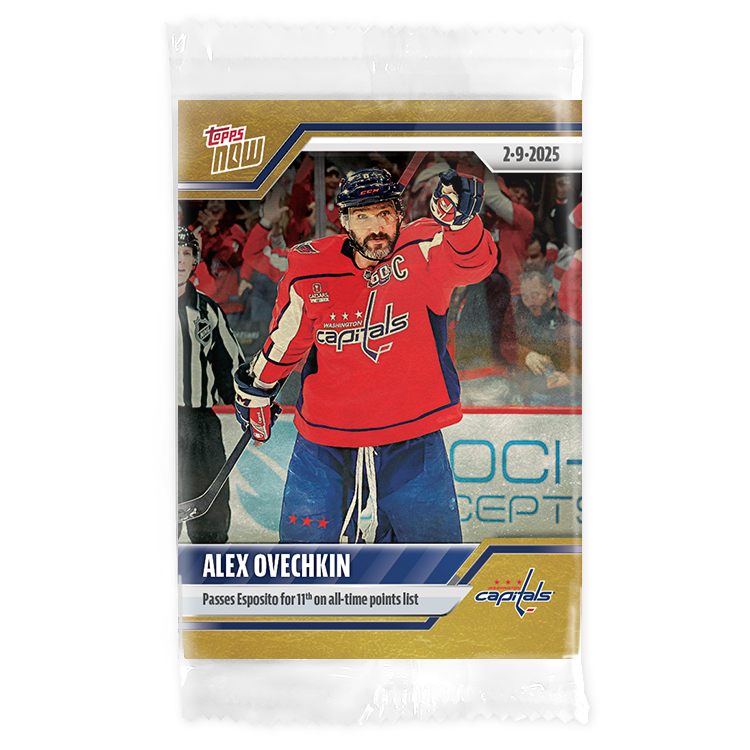 Alex Ovechkin - 2024-25 NHL Topps NOW - Sticker # 114 Pack - PR: 405 - Image 2